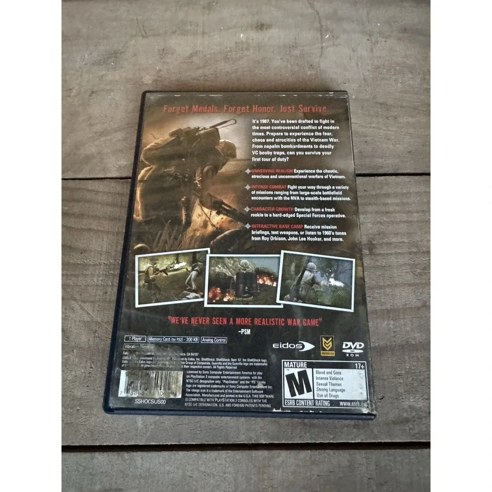 Shellshock Nam '67 (PlayStation 2, 2004) PS2 CIB Complete‎ With Manual